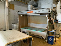 Dubbelzijdige lijmspuitcabine