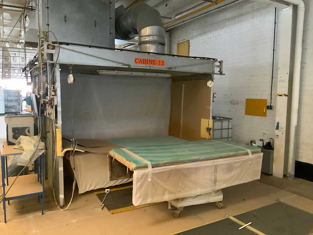 Dubbelzijdige lijmspuitcabine - afbeelding 2 van  6