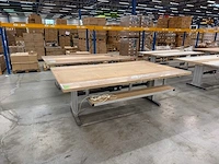 Dubbelzijdige orderpick werkbank (verstelbaar) (2x)