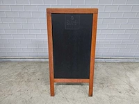 Dubbelzijdige stoepbord/krijtbord