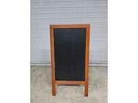 Dubbelzijdige stoepbord/krijtbord - afbeelding 2 van  5