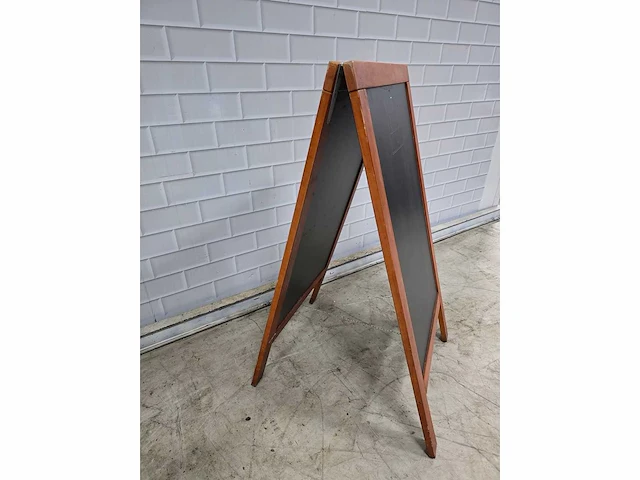 Dubbelzijdige stoepbord/krijtbord - afbeelding 4 van  5