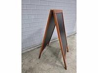 Dubbelzijdige stoepbord/krijtbord - afbeelding 4 van  5