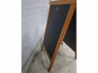 Dubbelzijdige stoepbord/krijtbord - afbeelding 5 van  5