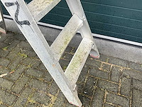 Dubbelzijdige trapladder - 6 treden - ladder en trap - afbeelding 4 van  7