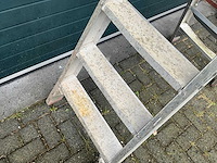 Dubbelzijdige trapladder - 6 treden - ladder en trap - afbeelding 5 van  7