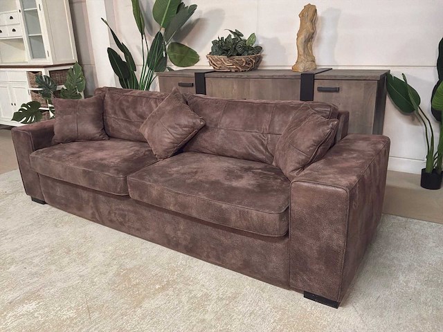 Dublin leren bankstel - afbeelding 9 van  10