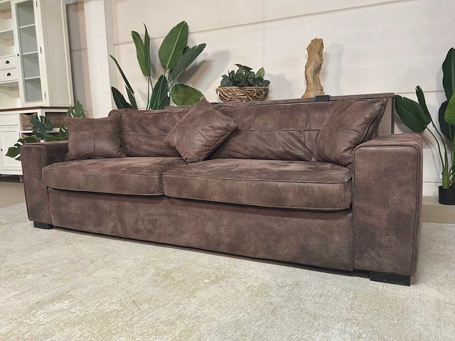 Dublin leren bankstel - afbeelding 1 van  10