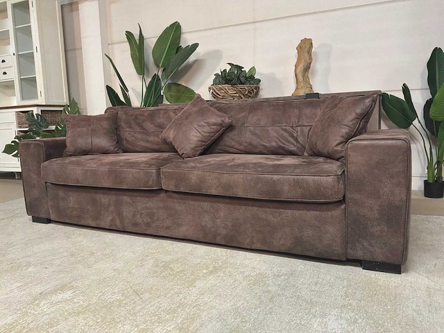 Dublin leren bankstel - afbeelding 2 van  10