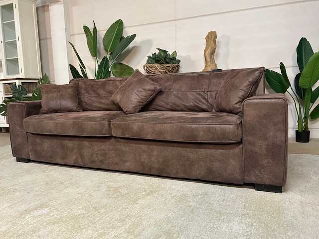 Dublin leren bankstel - afbeelding 3 van  10