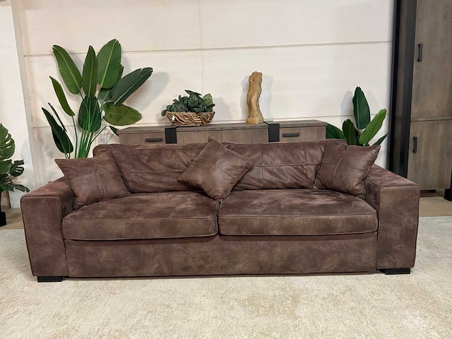 Dublin leren bankstel - afbeelding 7 van  10