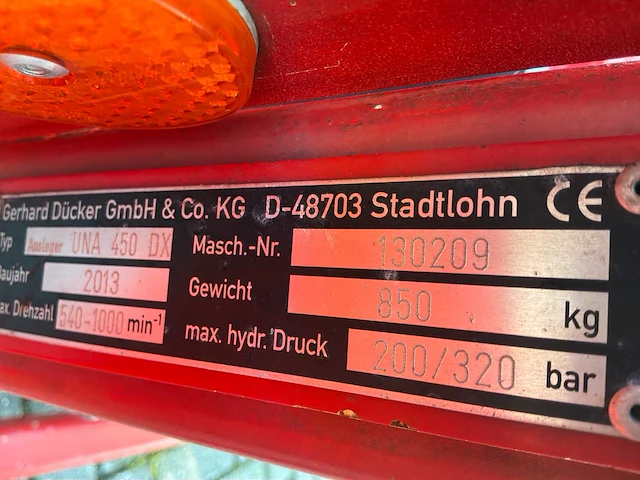 Dücker mk12r klepelmaaier met dücker una450dx maaiarm - afbeelding 4 van  21