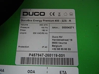 Duco - ducobox energy premium 400-2zs-r - warmteterugwinunit - afbeelding 5 van  7