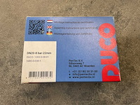 Duco dn20-8 bar-22mm boiler inlaatcombinatie (2x) - afbeelding 2 van  2