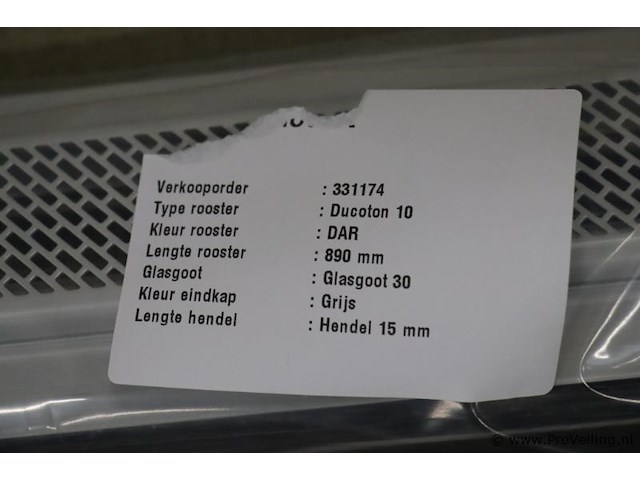 Duco ducoton raamventilatierooster 10 - afbeelding 3 van  5