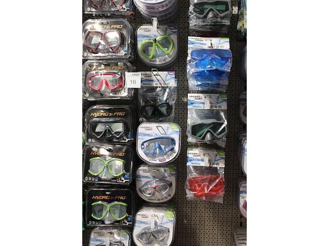Duikbrillen bestway hydro swim en hydro pro, ruim 80 stuks in diverse maten en uitvoeringen. - afbeelding 3 van  4