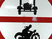 Duits emaille verkeersbord uit de jaren 40 of 50 - afbeelding 3 van  5