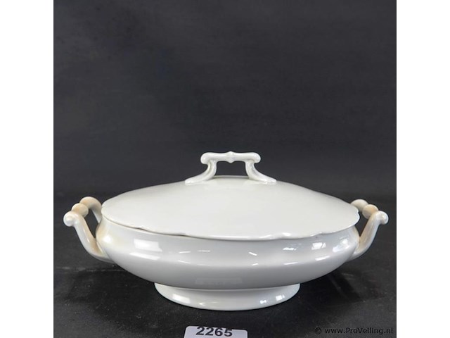 Duits porseleinen terrinne - afbeelding 2 van  5