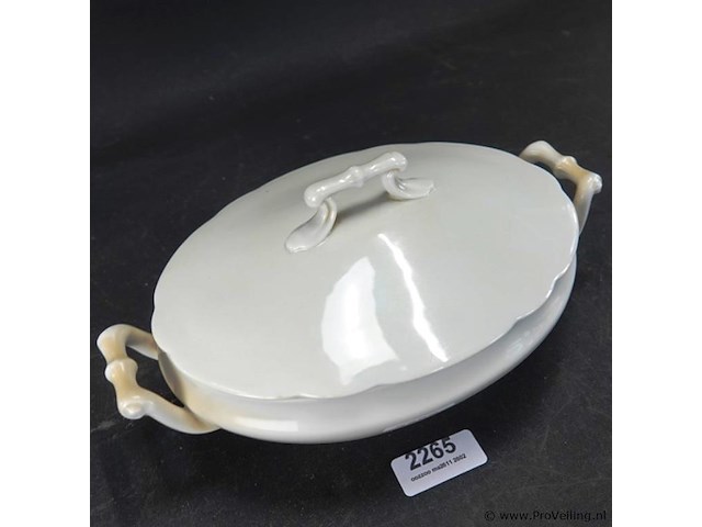 Duits porseleinen terrinne - afbeelding 3 van  5