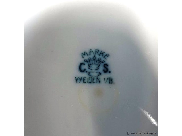 Duits porseleinen terrinne - afbeelding 5 van  5