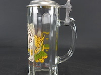 Duitse bierkroes met tinnen deksel - afbeelding 2 van  5