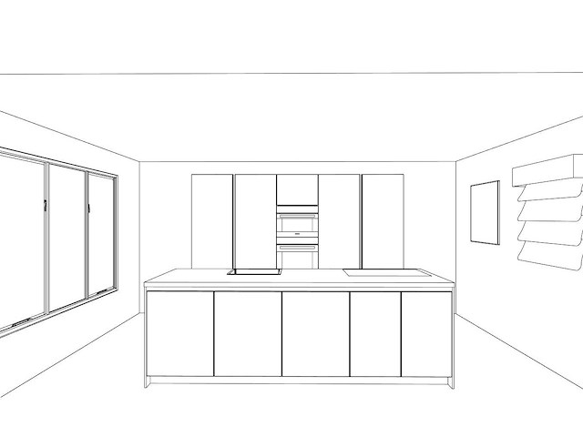 Duitse keuken - antraciet lak mat - keukenopstelling - afbeelding 11 van  34