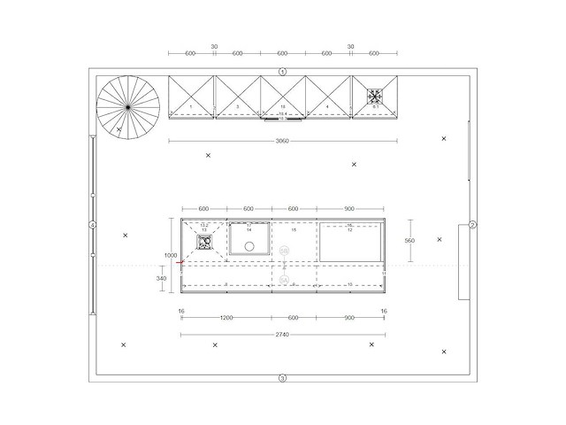 Duitse keuken - antraciet lak mat - keukenopstelling - afbeelding 4 van  34