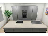 Duitse keuken - antraciet lak mat - keukenopstelling - afbeelding 8 van  34