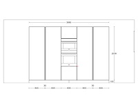 Duitse keuken - antraciet lak mat - keukenopstelling - afbeelding 7 van  27