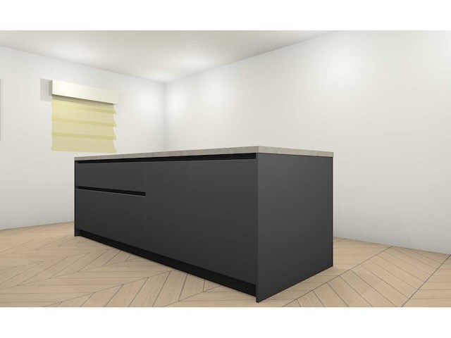 Duitse keuken - antraciet lak mat - keukenopstelling - afbeelding 34 van  34