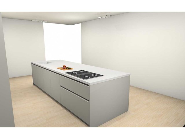 Duitse keuken kasjmier mat lak eiland keuken - afbeelding 38 van  39