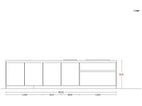 Duitse keuken kasjmier mat lak eiland keuken - afbeelding 16 van  39
