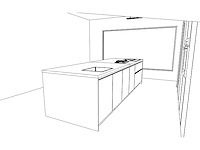 Duitse keuken kasjmier mat lak eiland keuken - afbeelding 13 van  39