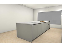 Duitse keuken kasjmier mat lak eiland keuken - afbeelding 35 van  39