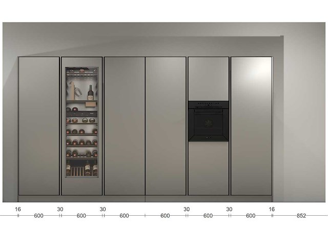 Duitse keuken kasjmier mat lak eiland keuken - afbeelding 12 van  31