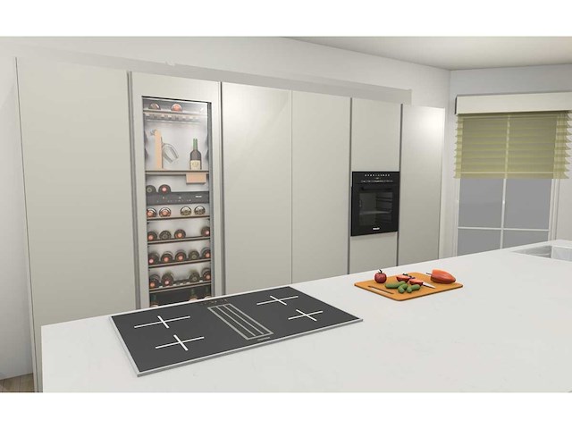 Duitse keuken kasjmier mat lak eiland keuken - afbeelding 24 van  32