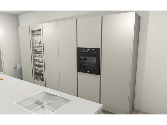 Duitse keuken kasjmier mat lak eiland keuken - afbeelding 23 van  39