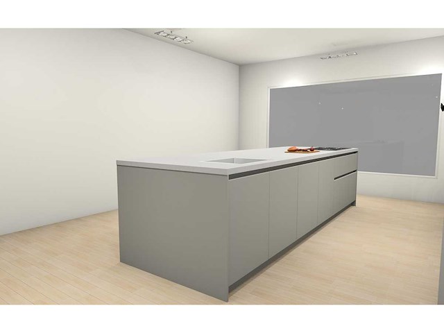 Duitse keuken kasjmier mat lak eiland keuken - afbeelding 34 van  39