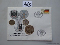 Duitse marken met envelop/postzegel - afbeelding 1 van  3