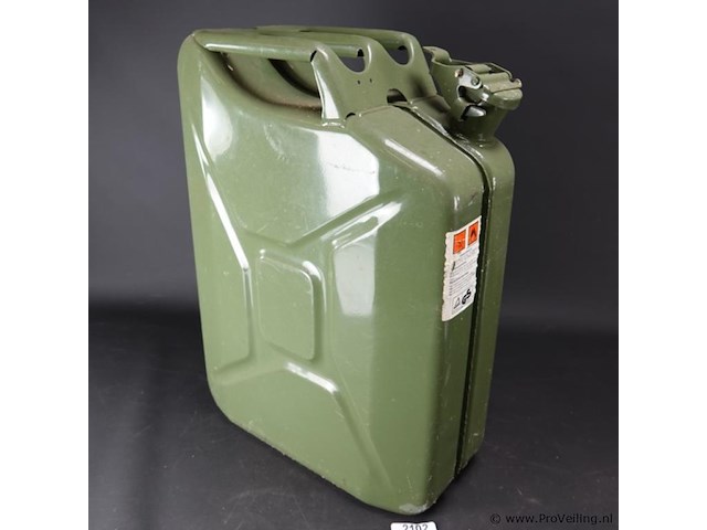 Duitse metalen jerrycan - afbeelding 1 van  5