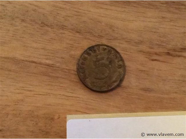 Duitse munt 1938 - afbeelding 3 van  3