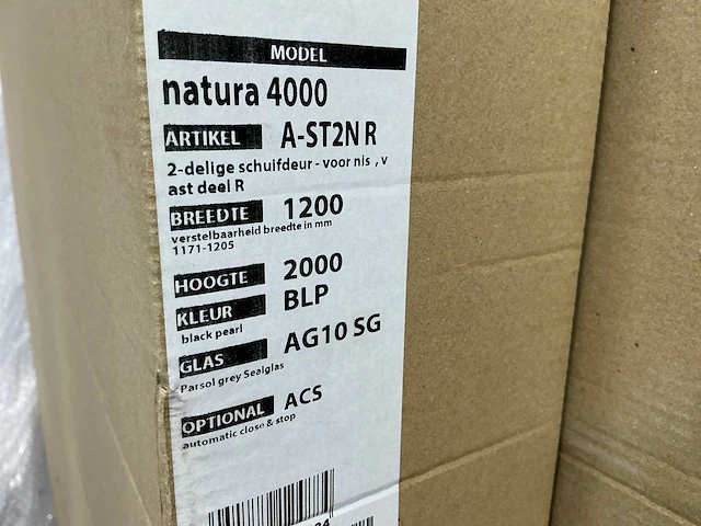 Duka - natura 4000 - douche schuifdeur - afbeelding 4 van  5