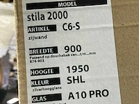 Duka - stila 2000 - douche zijwand 90 x 195 cm - afbeelding 4 van  5