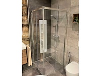 Duka douchecabine hoekinstap met schuifdeuren - afbeelding 2 van  4