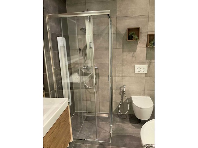 Duka douchecabine hoekinstap met schuifdeuren - afbeelding 3 van  4