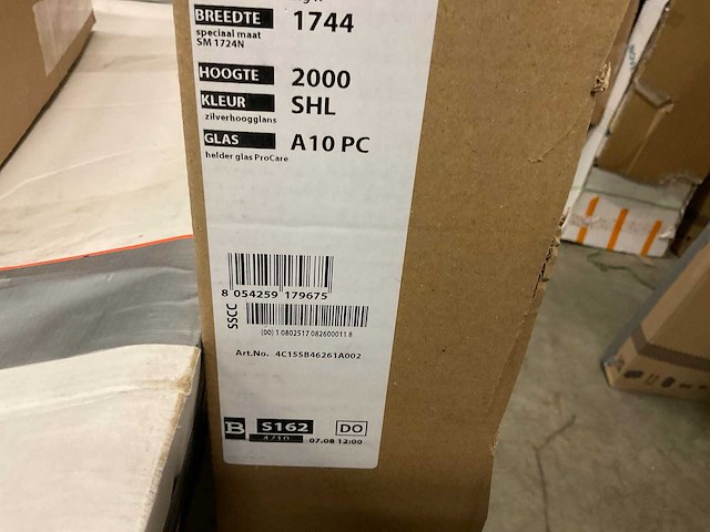 Duka douchedeur voor nis 76x200 cm - afbeelding 3 van  3