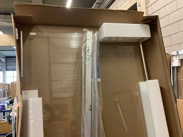 Duka douchedeur voor nis 76x200 cm - afbeelding 1 van  3