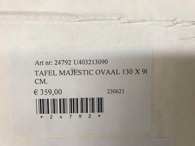 Dukdalf majestic-oval campingtafel - afbeelding 4 van  4