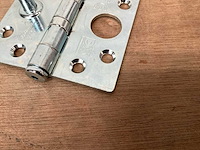 Dulimex kogellagerscharnier 76x76 mm, met dievenklauw (83x) - afbeelding 2 van  3