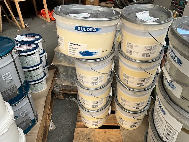 Dulora trendfarbe 10l verf (4x) - afbeelding 1 van  6